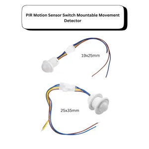 PIR Motion Sensor Switch Mountable Movement Detector