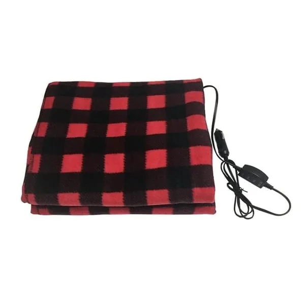 Portable 12V Car Heated Blanket For Outdoor Travel