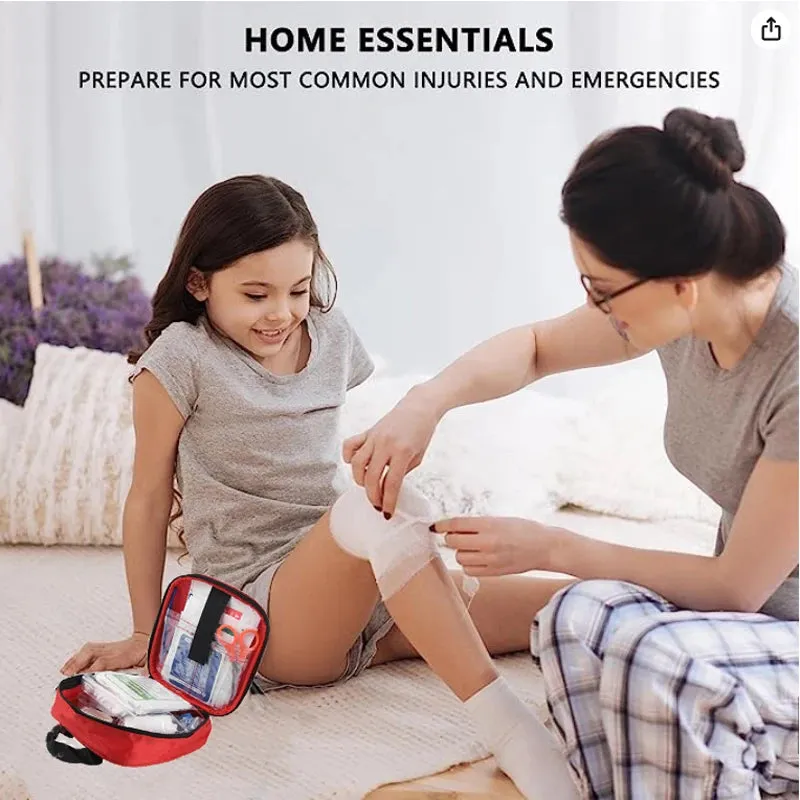 Portable Outdoor Travel Camping Medicine Emergency Survival Kit Layered Storage First Aid Bag Family First Aid Kit