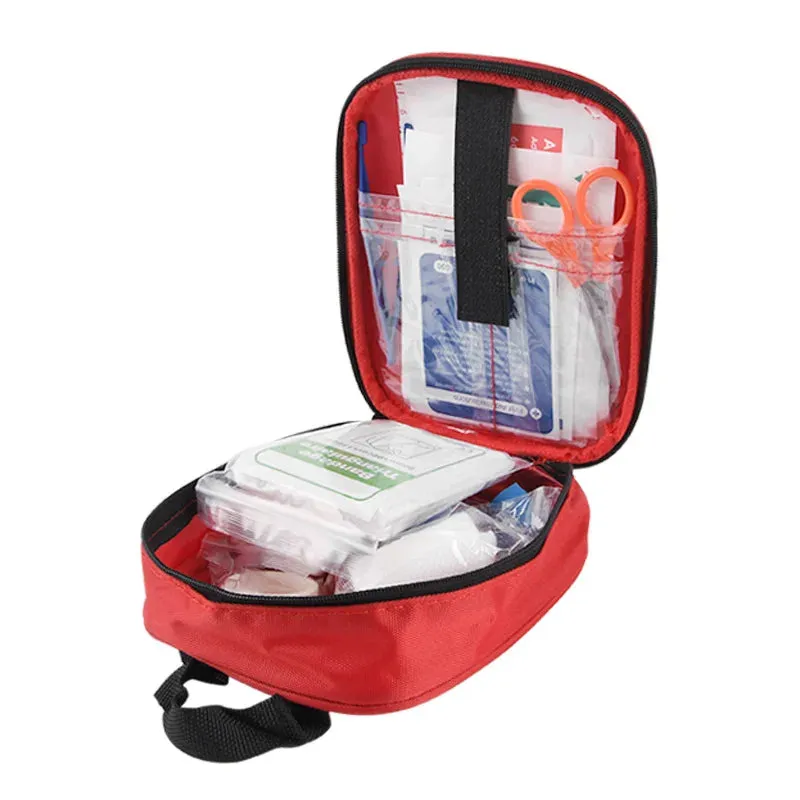 Portable Outdoor Travel Camping Medicine Emergency Survival Kit Layered Storage First Aid Bag Family First Aid Kit