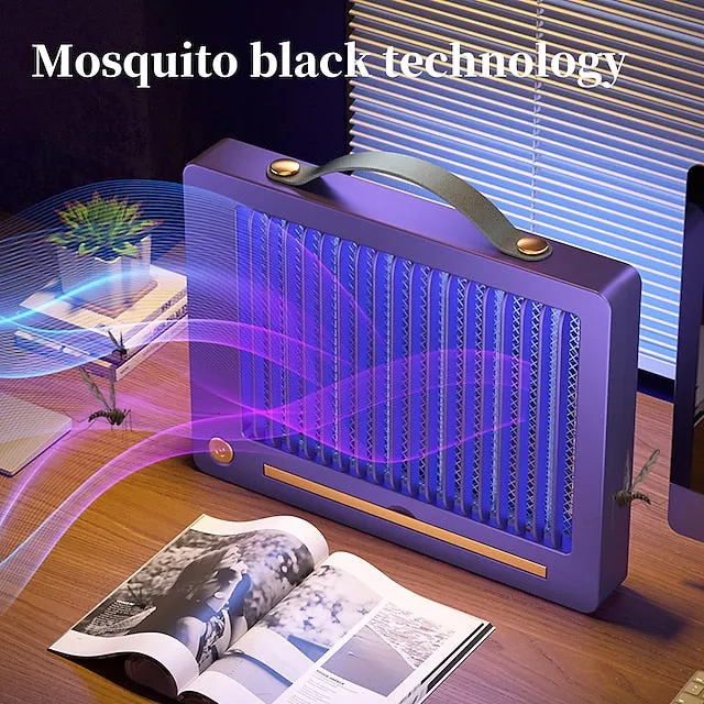 Portable USB Electronic Rechargeable Mosquito Fly Killer Lamp/Bug Zapper for Summer TripOutdoor CampingPatioHome and GardenFly Trap IndoorMoth Trap/Bug Killer/Insect Killer Light