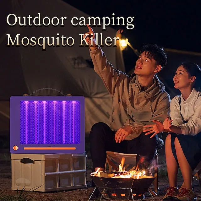 Portable USB Electronic Rechargeable Mosquito Fly Killer Lamp/Bug Zapper for Summer TripOutdoor CampingPatioHome and GardenFly Trap IndoorMoth Trap/Bug Killer/Insect Killer Light
