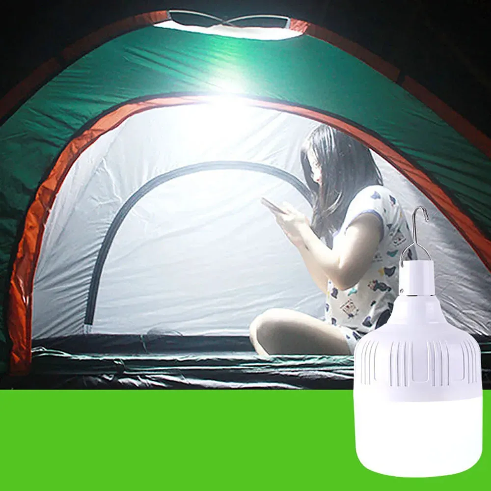Portable USB Rechargeable LED Emergency Light with Hook