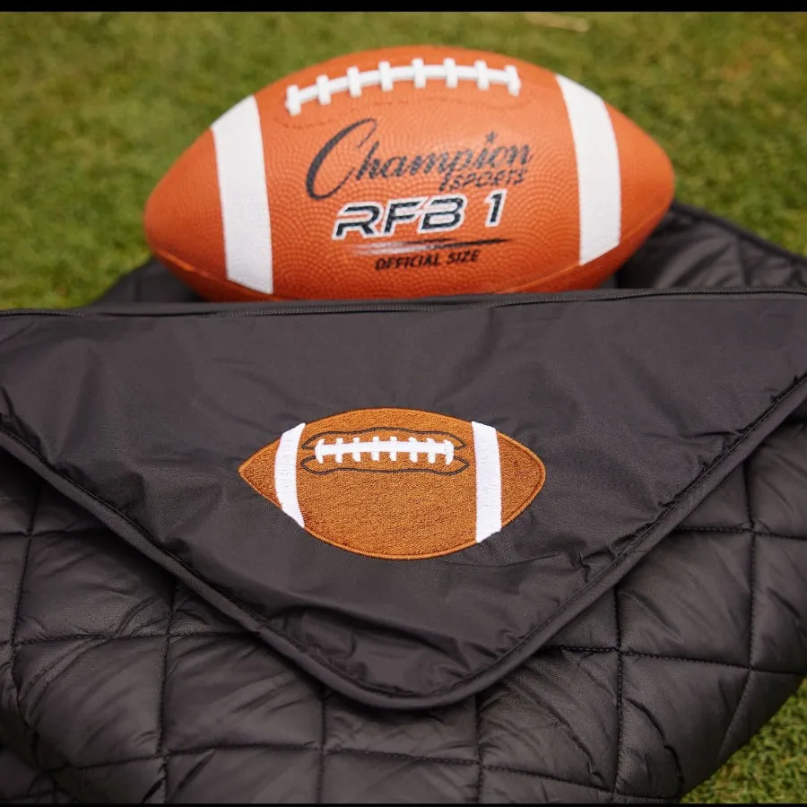 Pretty Rugged Gear Puffer Blanket