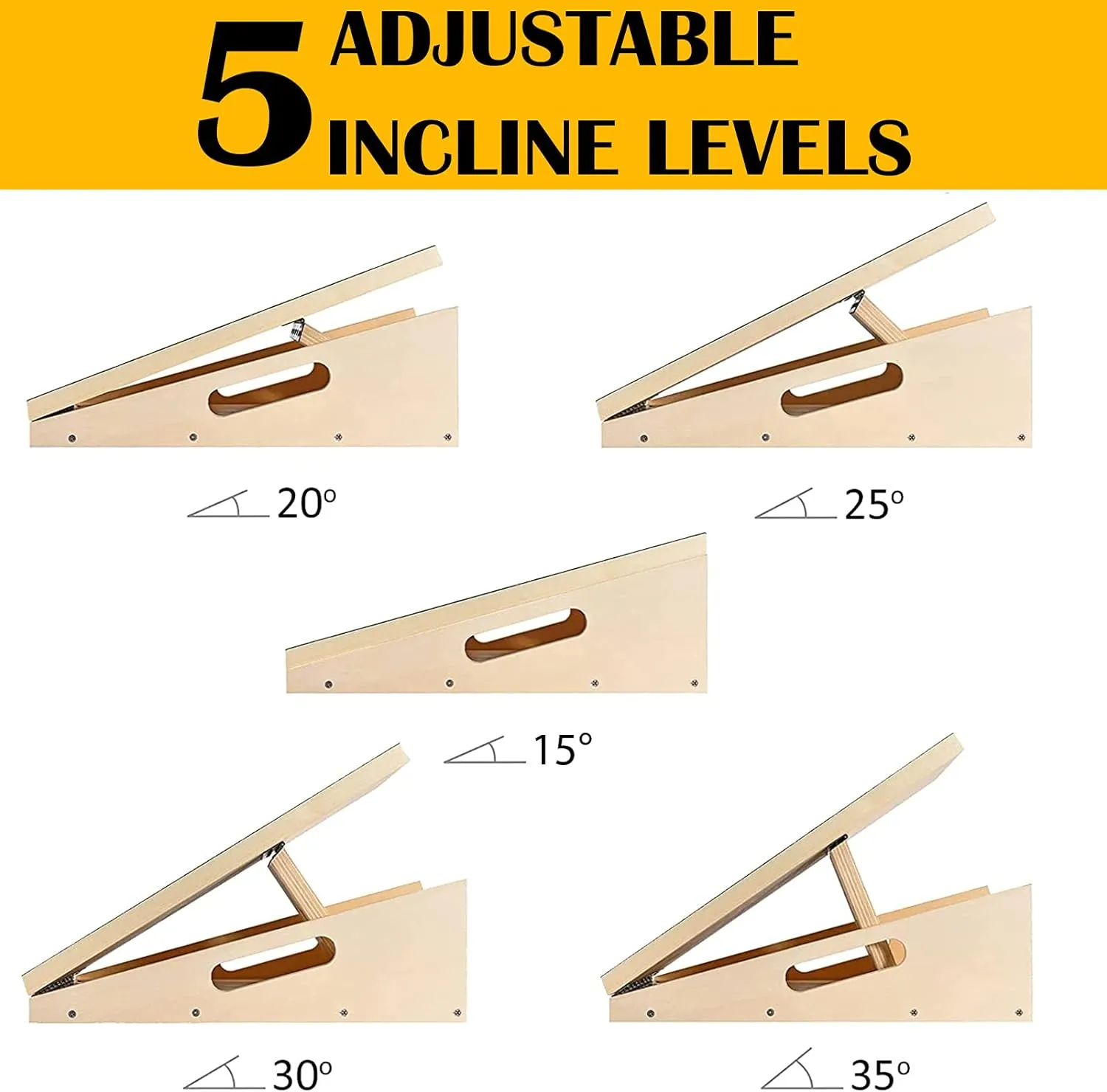 Professional Slant Board, Adjustable Incline Board and Calf Stretcher, Slant Board for Calf Stretching, Calf Stretch Board