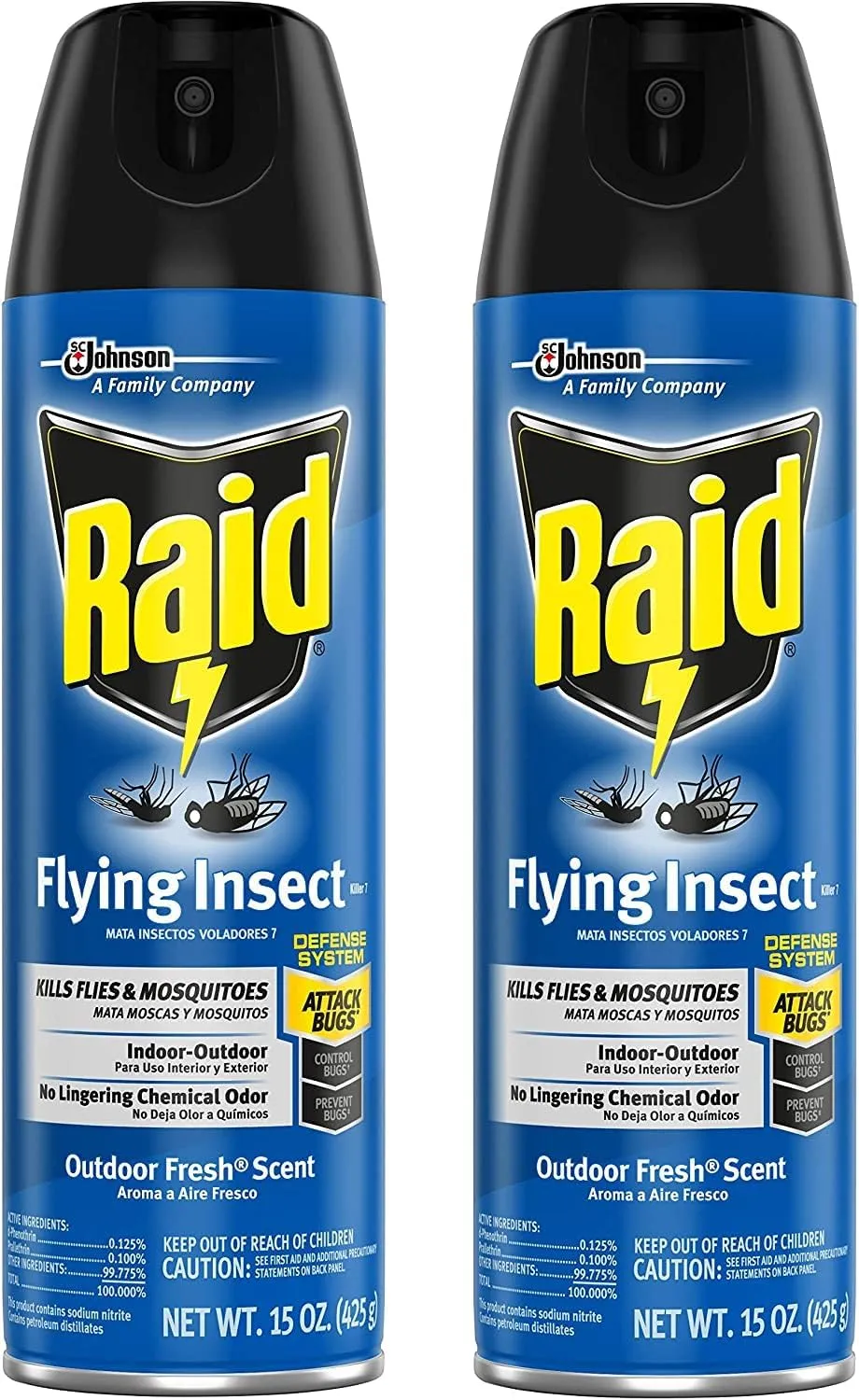 Raid Flying Insect Killer 15 Ounce (Pack of 2)