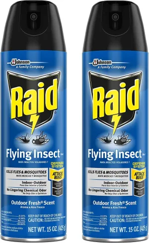 Raid Flying Insect Killer 15 Ounce (Pack of 2)