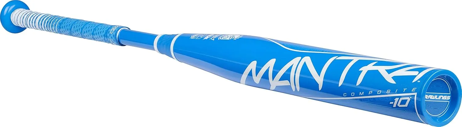 Rawlings | Mantra Fastpitch Softball Bat | Approved for All Fields | -9 / -10 / -11 Drop | 2 Pc. Composite