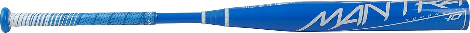 Rawlings | Mantra Fastpitch Softball Bat | Approved for All Fields | -9 / -10 / -11 Drop | 2 Pc. Composite