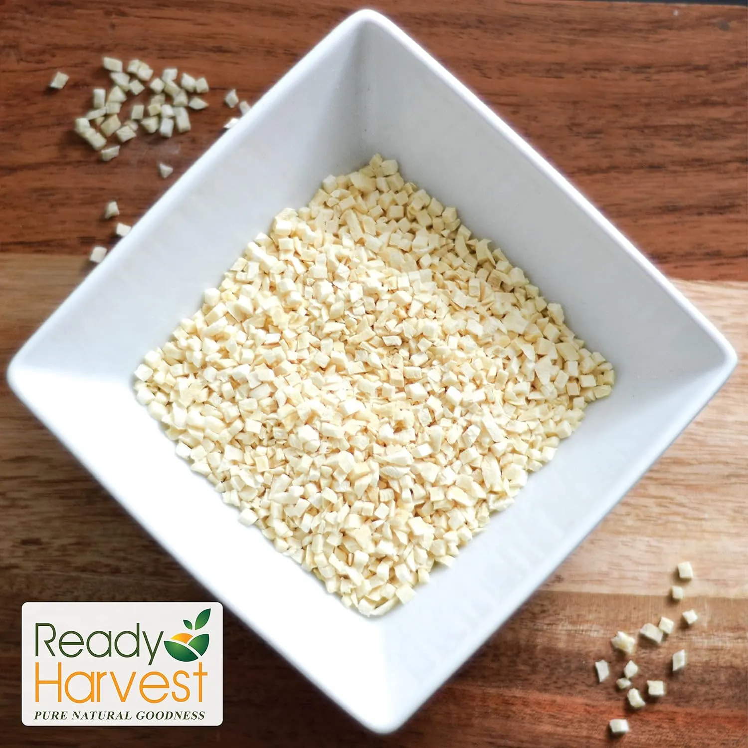 Ready Harvest Freeze-Dried Garlic for Camping Food | Camper Must-Haves Camping Essentials | Hurricane Preparedness Items as Survival Food | Pantry Staples | #10 Can | 25-Year Shelf Life | 1 can