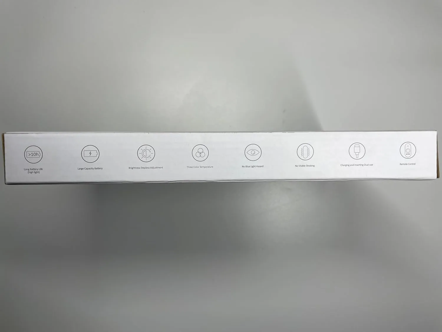 Rechargeable Magnetic LED Light Bar with Remote, Under Cabinet Lighting Wireless, Battery Powered Operated Wall Strip Lights, Dimmable Desk Lamp for Picture Shelf Closet Kitchen – Silver