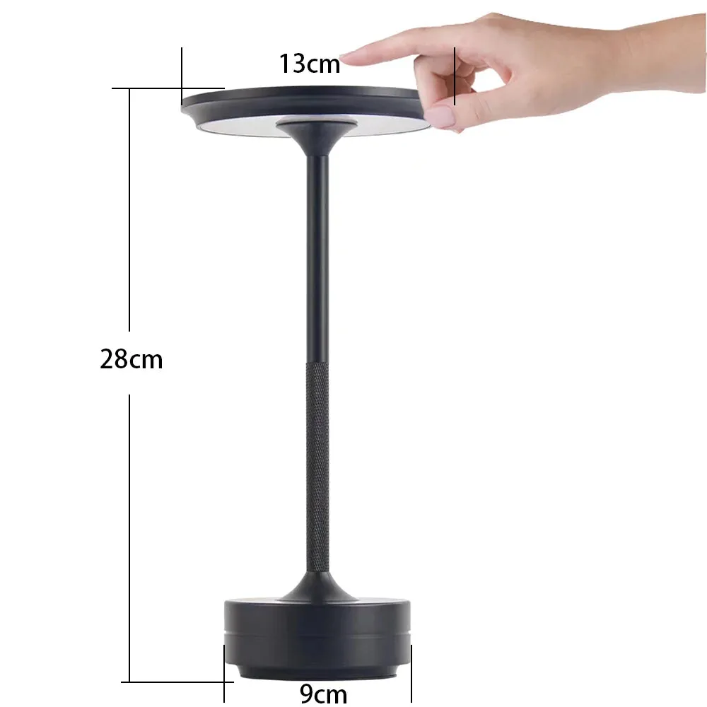 Rechargeable USB LED Night Light – Sleek Modern Table Lamp for Versatile Use