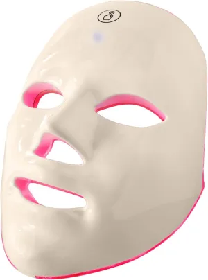 Red Light Therapy Mask for Face, Blue Red Light LED Silicone Mask Therapy for Acne Device,LED Facial Skin Care at Home, Rechargeable Battery Powered (Maize Yellow)
