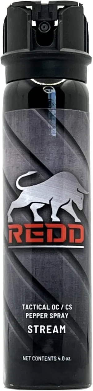 Redd, Tactical OC/CS Pepper Spray - Flip Top Stream (4 oz)