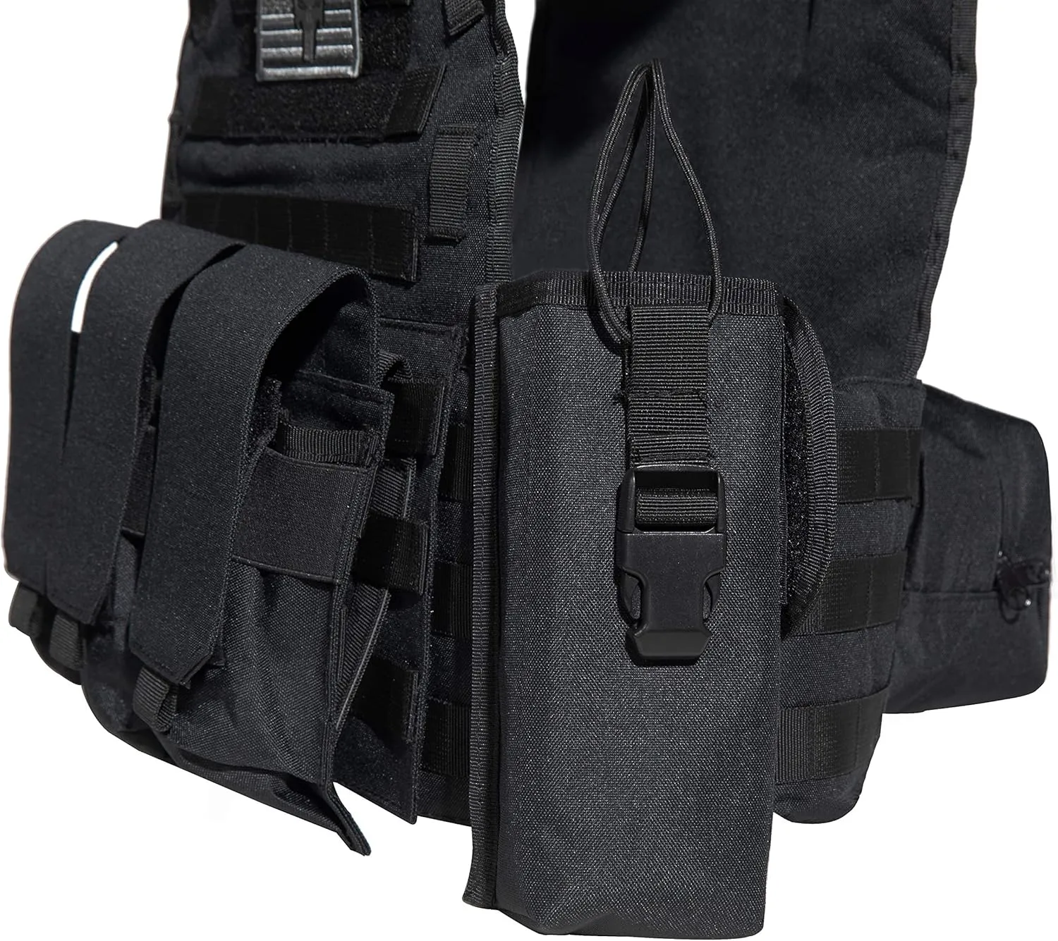 Redemption Tactical “Sentry 2.0” PALS Molle Airsoft Paintball Vest with Side Cummerbund, and Pouches