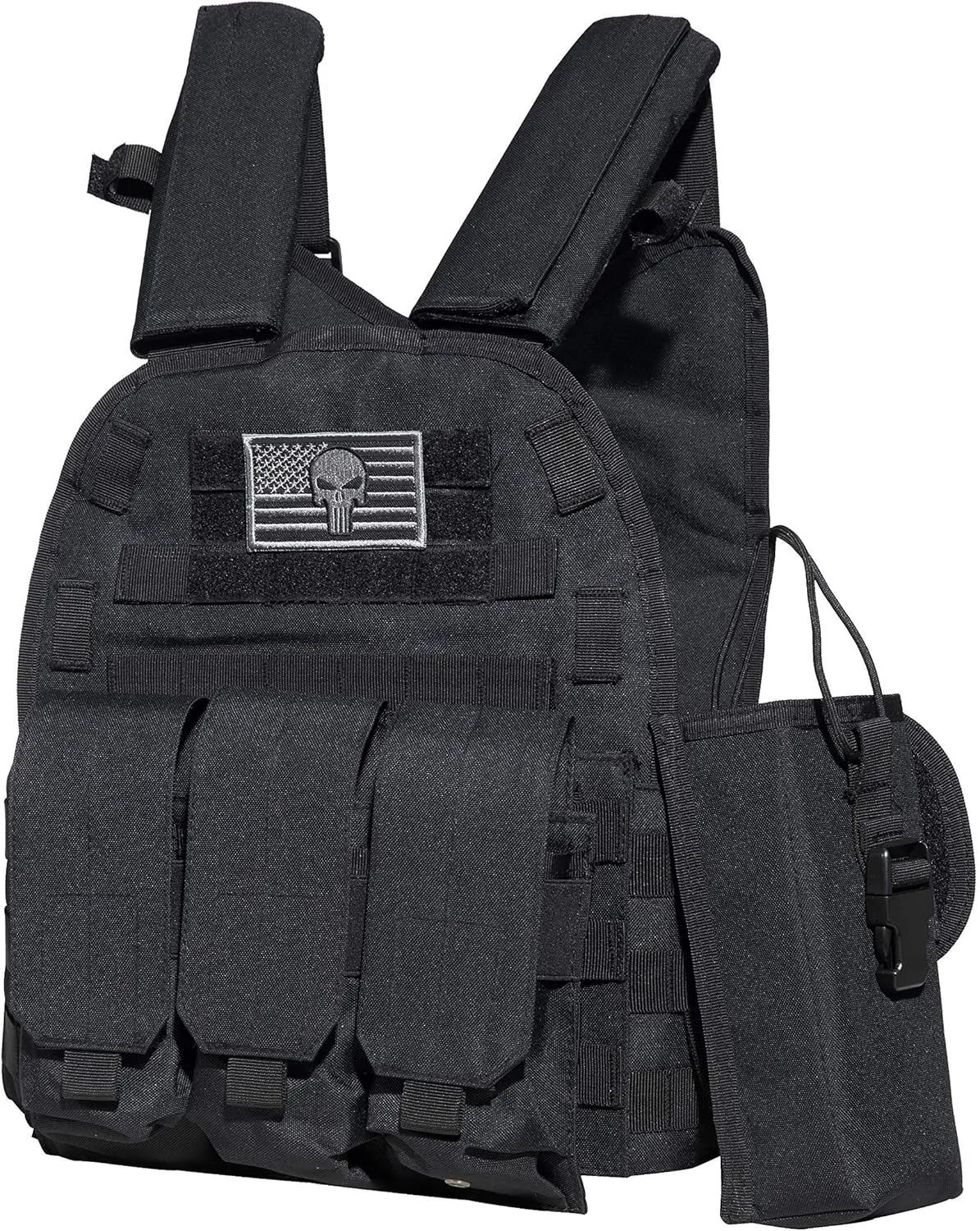 Redemption Tactical “Sentry 2.0” PALS Molle Airsoft Paintball Vest with Side Cummerbund, and Pouches