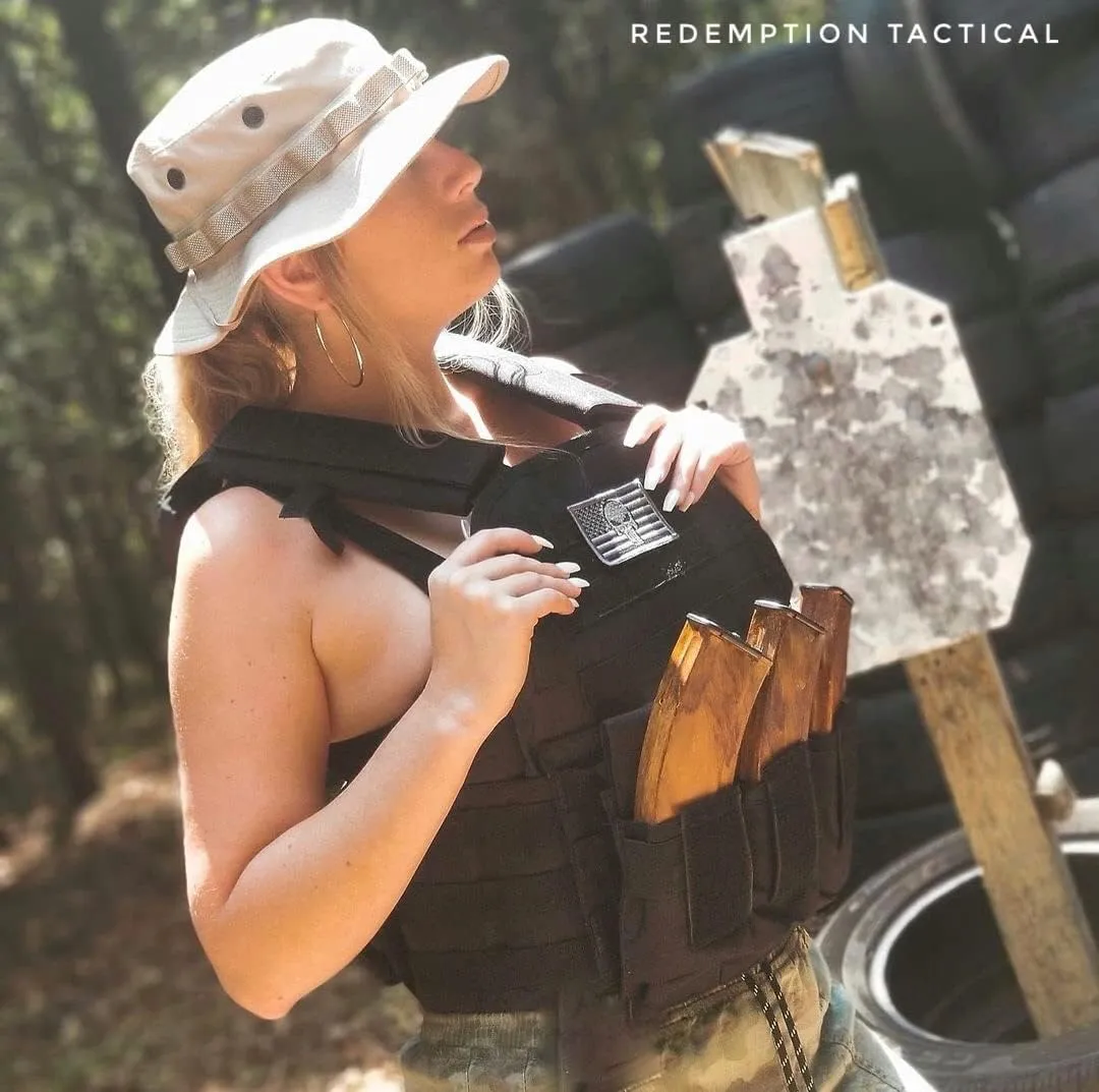 Redemption Tactical “Sentry 2.0” PALS Molle Airsoft Paintball Vest with Side Cummerbund, and Pouches