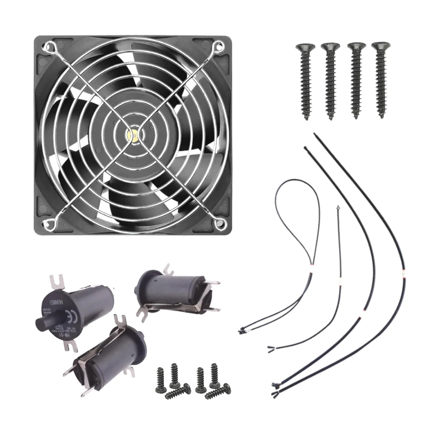 Replacement Fan and Lid/Door Switch Kit for Masterbuilt Gravity Series 560/800/1050 Digital Charcoal Grill and Smoker Combo