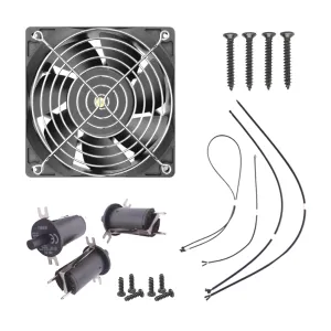 Replacement Fan and Lid/Door Switch Kit for Masterbuilt Gravity Series 560/800/1050 Digital Charcoal Grill and Smoker Combo