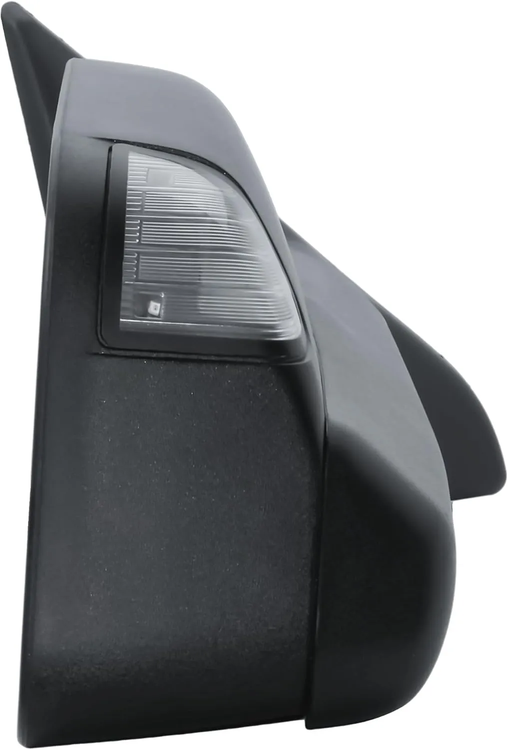 Replacement Passenger Right Side Door Towing Mirror Black Cover Power and Heated Glass with Turn Signal Light and Puddle Light Manual Folding and Temperature Sensor For Ram 1500 2500 3500 2009-2018