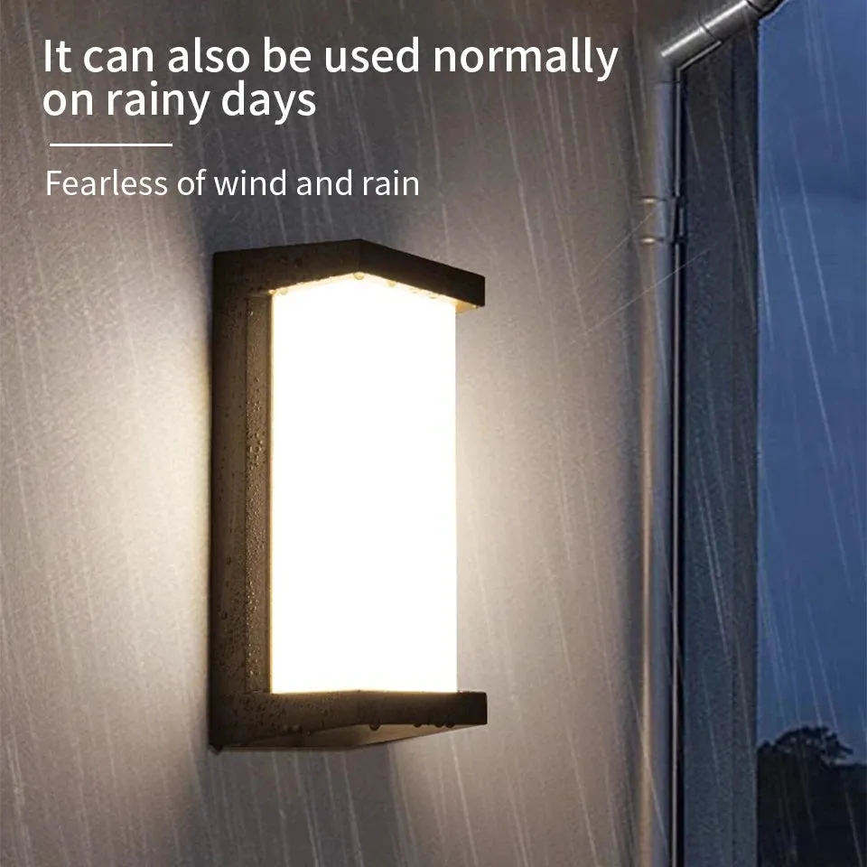 Royaleva Motion Sensor LED Wall Light for Modern Outdoor Spaces