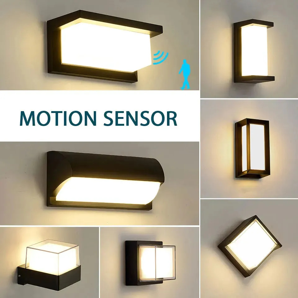 Royaleva Motion Sensor LED Wall Light for Modern Outdoor Spaces