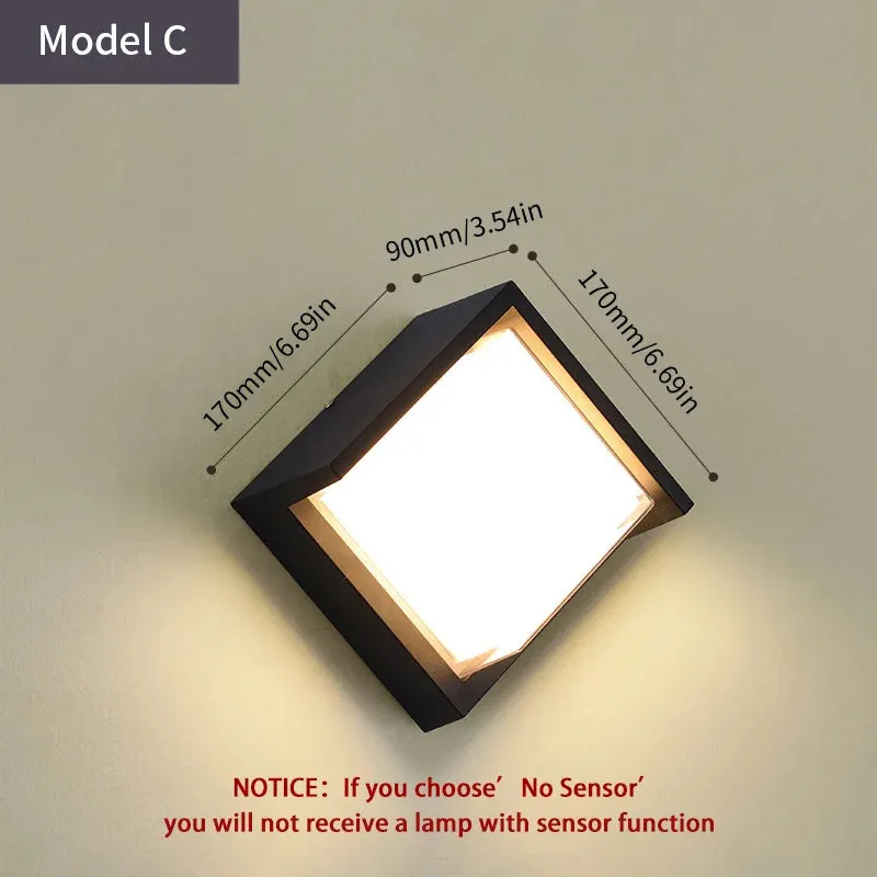 Royaleva Motion Sensor LED Wall Light for Modern Outdoor Spaces