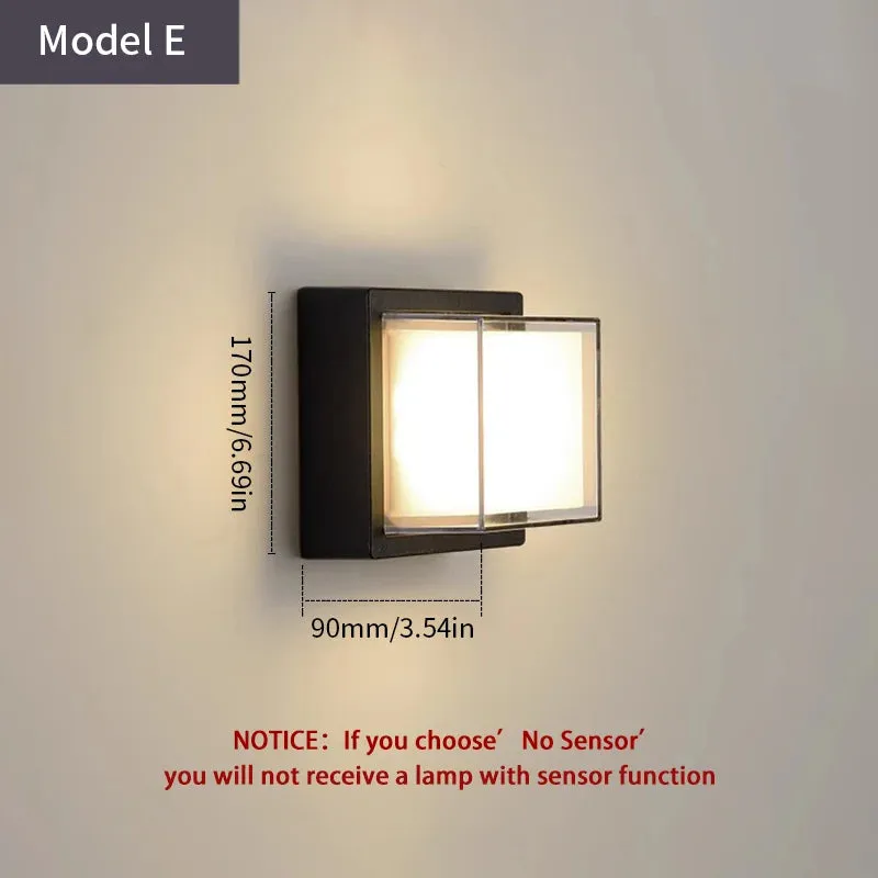 Royaleva Motion Sensor LED Wall Light for Modern Outdoor Spaces