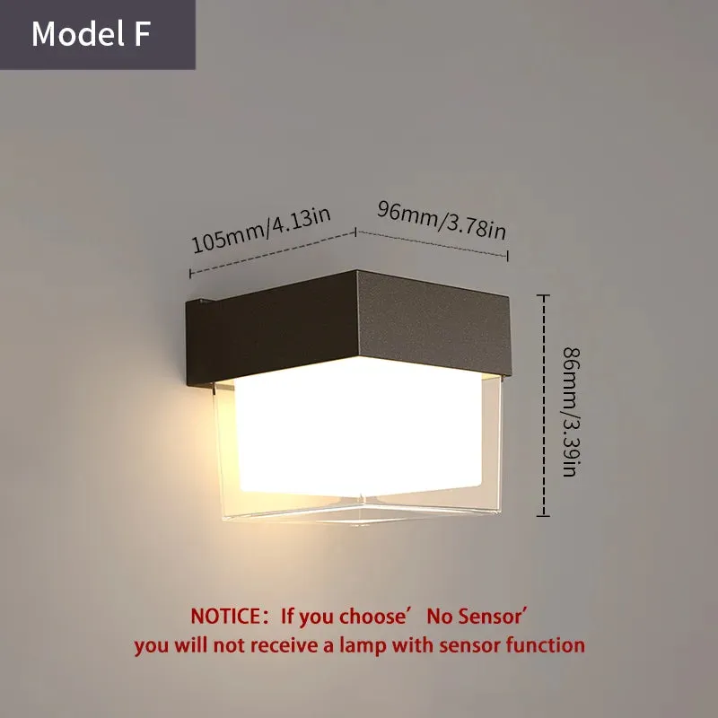 Royaleva Motion Sensor LED Wall Light for Modern Outdoor Spaces