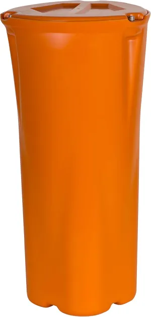 SABRE Frontiersman Bear Safe Food Storage Container, 11.86-Liter Storage Capacity, Locking Lid, Water and Airtight, Prevents Food Odors, Family Size and Longer Hike Usage, High Visibility Orange Color