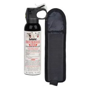 SABRE Frontiersman MAX 7.9 oz. Bear & Mountain Lion Spray with Belt Holster