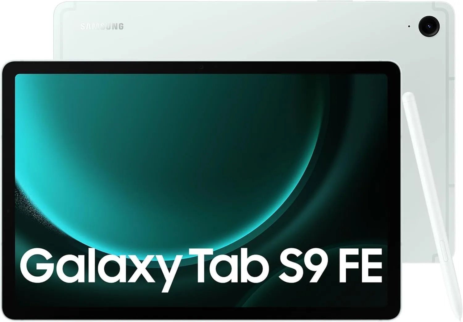 SAMSUNG Galaxy Tab S9 FE WiFi Model 10.9 inch 8000 mAh 8MP SM-X510 Latin American Version Dual Camera (Mint, 128GB   6GB)