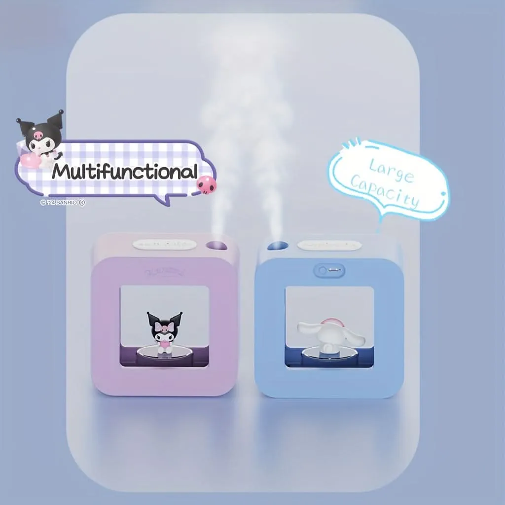Sanrio Cinnamoroll & Kuromi USB Humidifier – Night Light & Rechargeable
