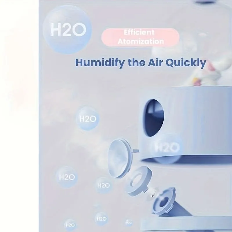 Sanrio USB Humidifier & Night Light – Kuromi & Cinnamoroll