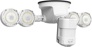 SANSI 30W 4000LM Motion Sensor Outdoor Light, 5000K Dusk to Down Eave Mount Security Light, 4 Modes, 320°Wide Angle Illumination for Garage Yard Patio, Soffit, Wired