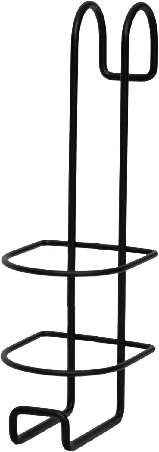 SCENIC ROAD Bottle Holder, Portable, 2-inch Wide Hanger, Fits 1-Quart Spray Bottle 3-1/2" Diameter, Black