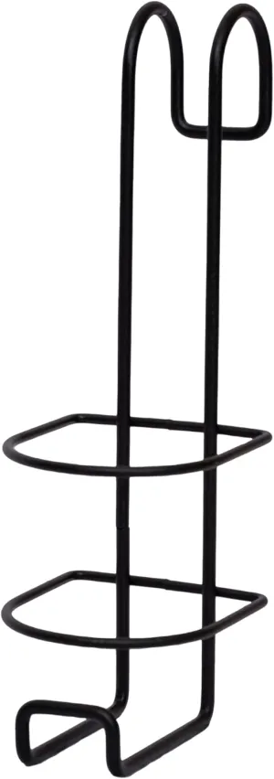 SCENIC ROAD Bottle Holder, Portable, 2-inch Wide Hanger, Fits 1-Quart Spray Bottle 3-1/2" Diameter, Black