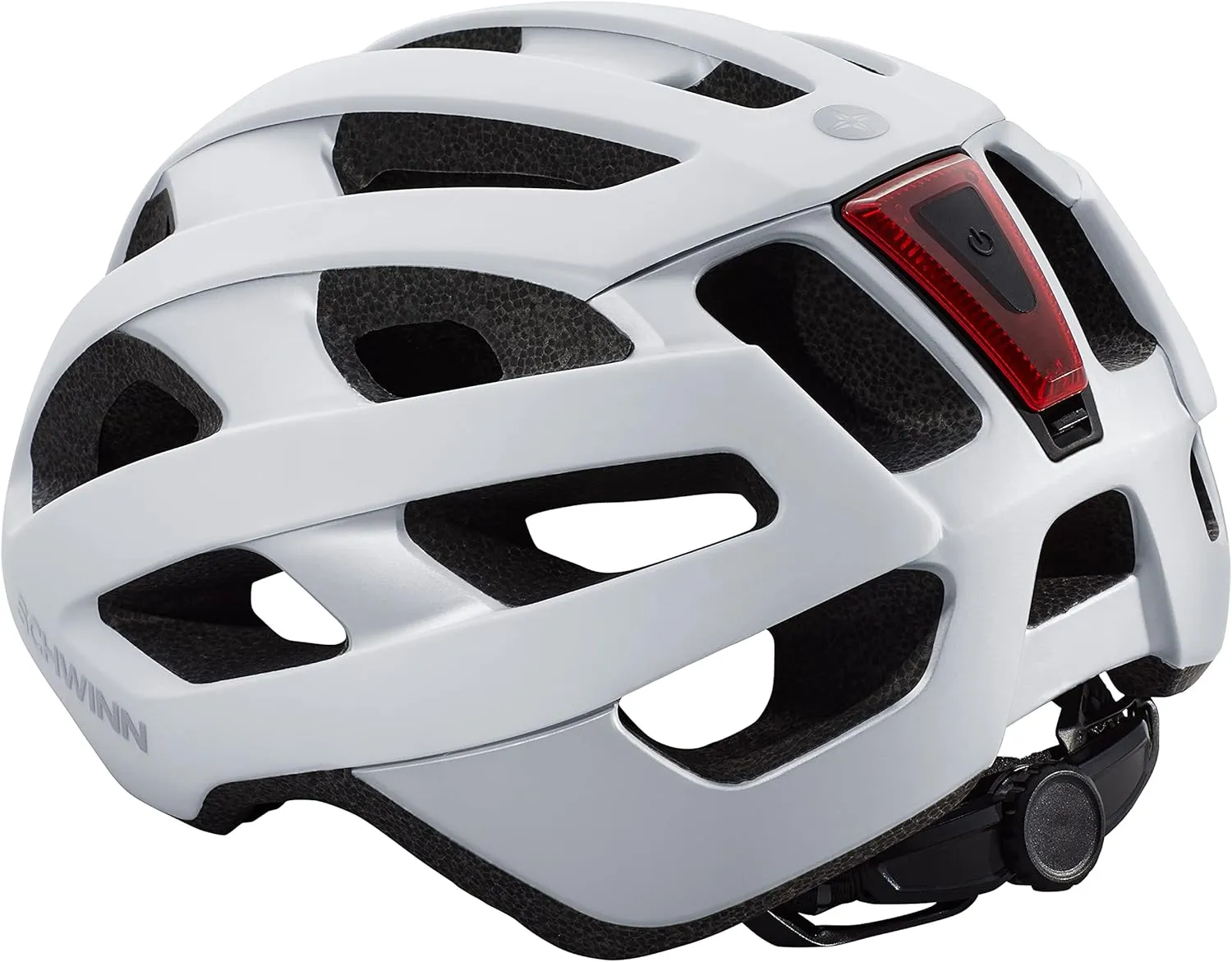 Schwinn LED Insight ERT Bike Helmet For Adult Youth Men Women, Front & Rear LED Lights, Can Fit Head Circumference 54-62 cm, With 19 Air Vents, Removable/Washable Padding, and Adjustable Locking Strap