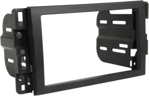 Scosche GM1598AB Double DIN or Single DIN with Pocket Radio Installation Dash Kit Compatible with Select 2006-19 GM Vehicles - Car Stereo Install Kit - See Fit Guide in Images to Verify Your Vehicle