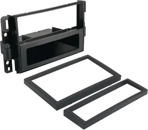 Scosche GM1598B Double DIN or Single DIN   Pocket Radio Install Dash Kit Compatible with Select 2006-2019 GM Vehicles - Aftermarket Car Stereo Installation - See Guide in Images for Vehicle Fitment