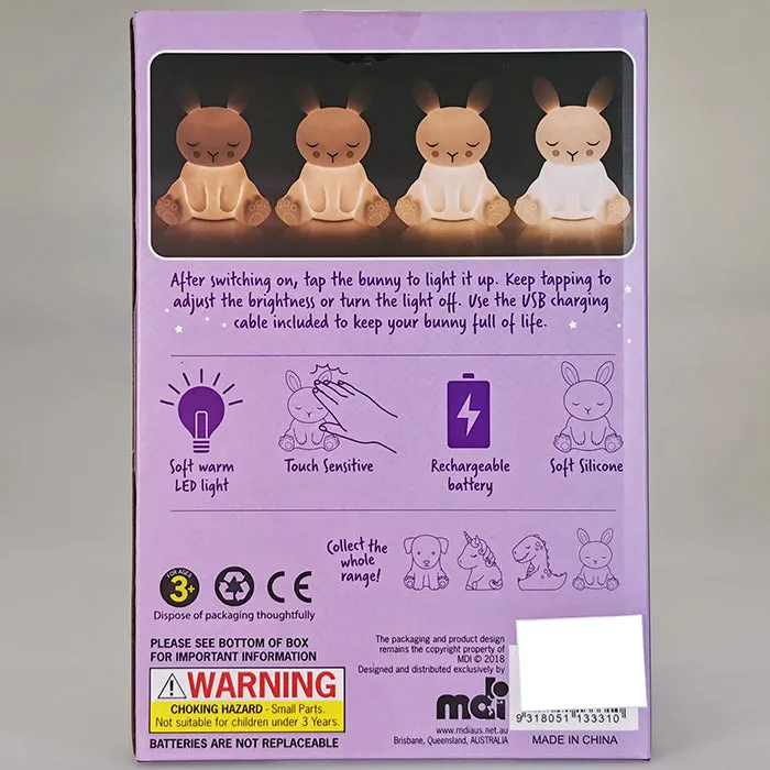 Silicone Touch Night Light - Bunny