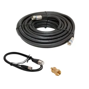 SiriusXM Satellite Radio 75 Foot RG6 Coaxial Cable Antenna Cable Extension Kit Works with All Sirius, XM and SiriusXM Radio Receivers and Boomboxes