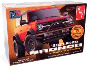 Skill 2 Model Kit 2021 Bronco First Edition 1/25 Scale Model by AMT AMT1343M