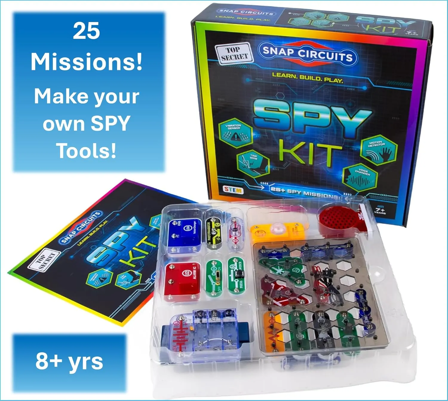 Snap Circuits® Spy Kit | 25  Activities | STEM Educational Toy for Kids 7  