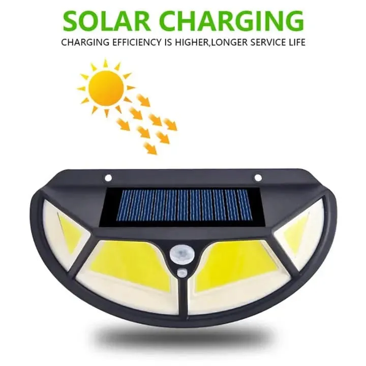 Solar LED Motion Sensor Light Outdoor Waterproof Wireless Wall Lamp for Home, Driveways, Front Porch