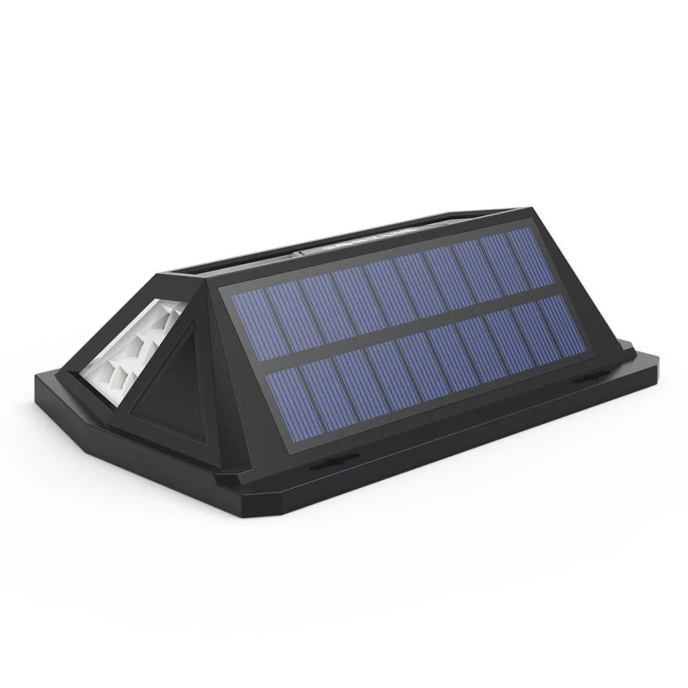 Solar Powered Motion Sensing Outdoors Wide Angle Wall Light with LEDs