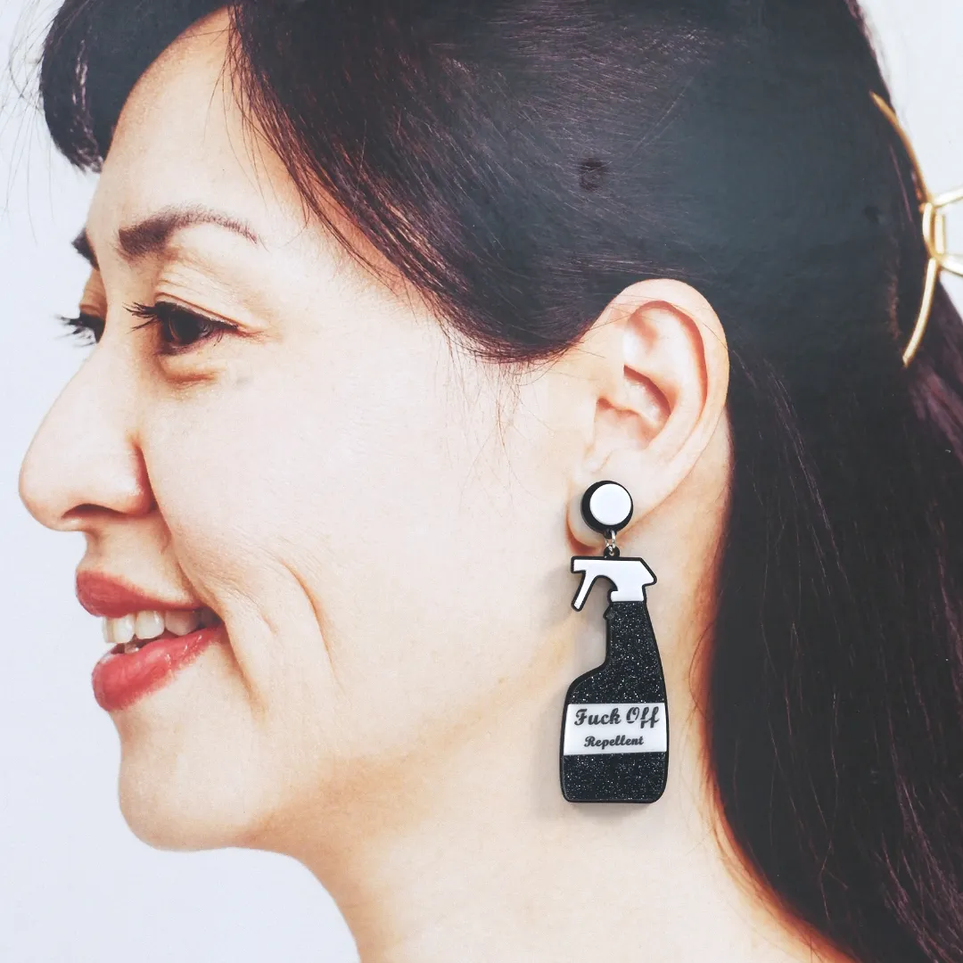 Spray Repellent Earring