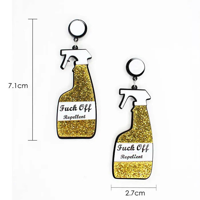 Spray Repellent Earring
