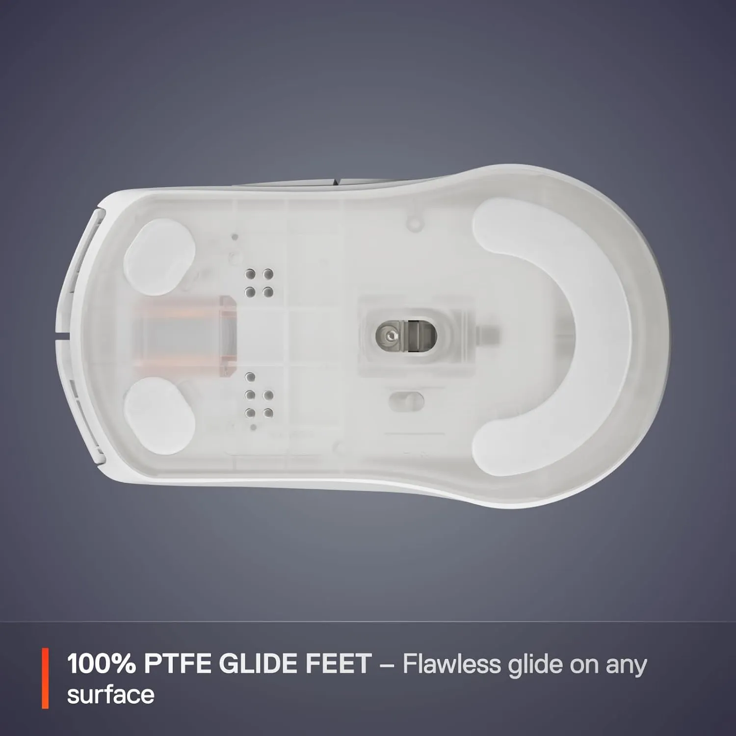 SteelSeries Rival 3 Wireless Gen 2 Gaming Mouse — 2.4GHz and Bluetooth — 18000 DPI TrueMove Air Optical Sensor — 60 Million Click Durability — Light-Weight — 100% PTFE Feet — White