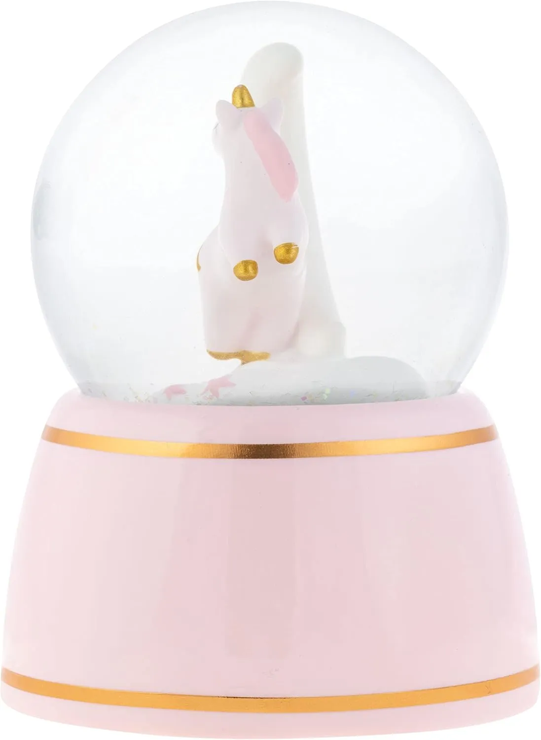 Stephen Joseph, Unicorn Snow Globe, Blows Shimmer and Lights Up, Nursery, Birthday, Kids Snow Globe